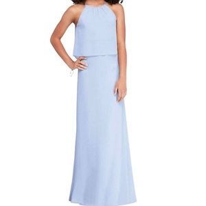 Ice Blue Bridesmaids Dress